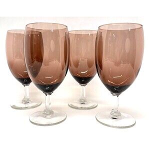 Vintage Libbey Napa Brandywine Iced Tea Glasses Goblets 16oz Set of 4 Box 8716C8